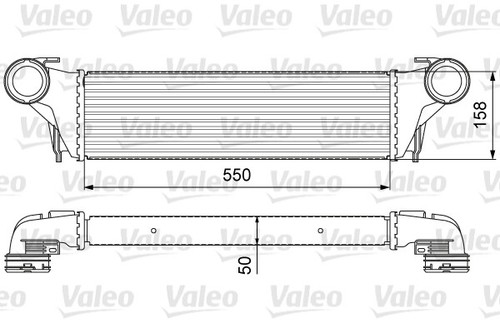 818618 valeo intercooler - 818618,