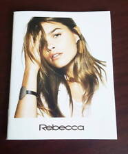 Catalogo REBECCA dépliant brochure gold diamond jewelry ring orecchini orologio