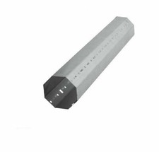 Albero Ottagonale Avvolgile Tapparella Tubo Rullo Palo Asse 60 MM 150 CM 1,5 MT