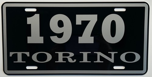 Targa metallo torino 1970 - targa,