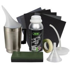 KIT DI RIPRISTINO RINNOVA FANALI E FARI PER AUTO MOTO CAMION  JBM PROFESSIONALE