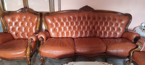 Divano pelle chesterfield 3 - divano, in