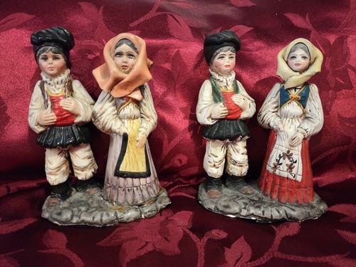 Coppia sculture ceramica - in,