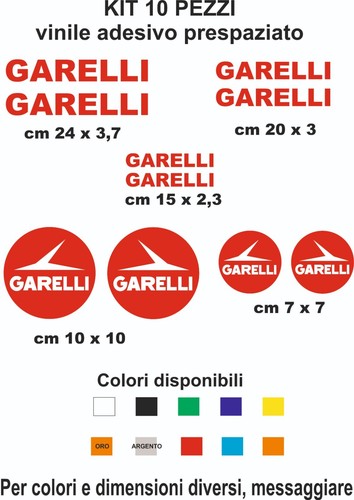 Adesivi garelli vinile - adesivi,
