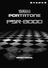 Yamaha PSR-8000 Instruction Manual: 206 Pages & Protective Covers!