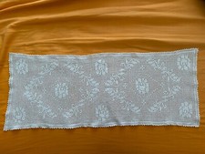 CENTROTAVOLA IN PIZZO RETTANGOLARE FATTO A MANO - cm 75 x 30