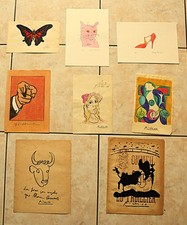 lotto 8  disegni su carta