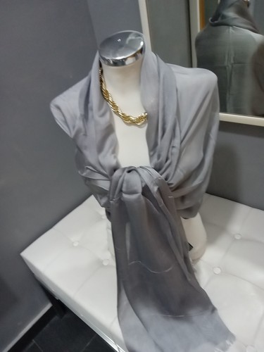Stola foulard coprispalle seta - stola,