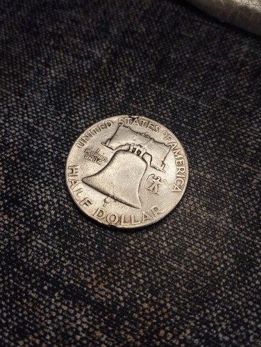 Moneta argento mezzo dollaro - moneta,