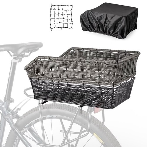 Cestino bici metallo vimini