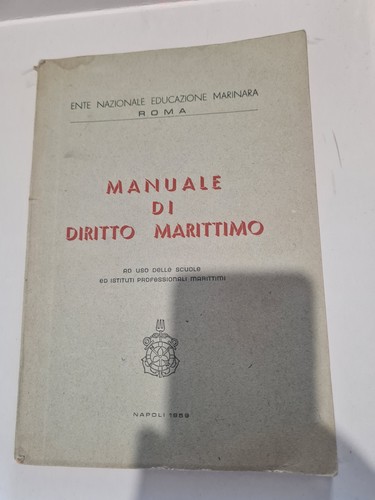 Manuale diritto marittimo - diritto,