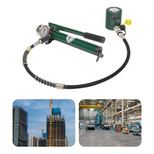 Cric idraulico portatile 20T cilindri di sollevamento idraulici con pompa manuale, 1m/3,28ft