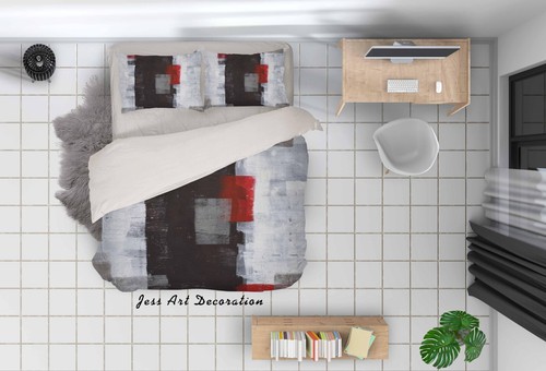Set copripiumino astratto - , 3d