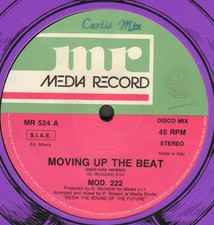 MOD. 222 - Moving Up The Beat - 1988 Media Records Italy ‎– MR 524