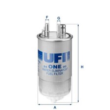 Filtro carburante UFI 24ONE00