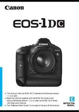 Canon EOS-1D C Manuale