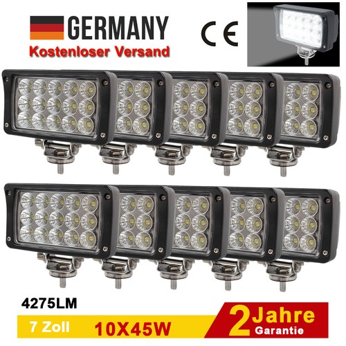 Faro lavoro 10x 45w led - faro,