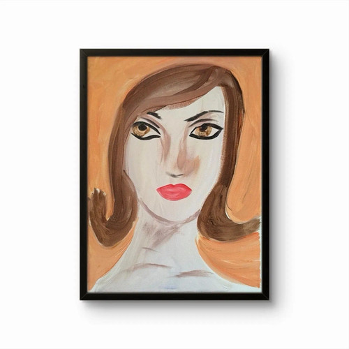 Quadro acrilico volto