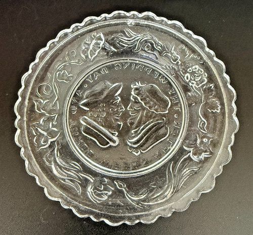 Antico piatto tazza - in, vetro