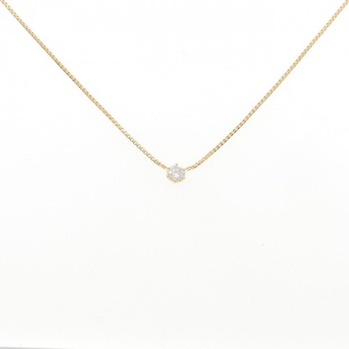 Autentica collana solitario - , in