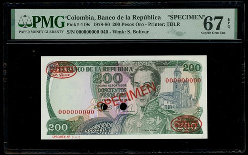 Colombia 200 pesos oro - colombia,