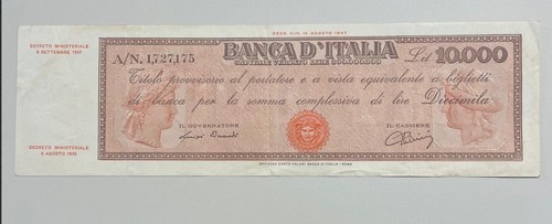 Banca italia banconota - nl*, d'italia
