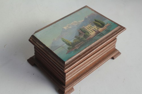 Scatola legno dipinto