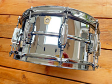 Splendido rullante Ludwig LM402 soprafonico 14" x 6,5", anse imperiali