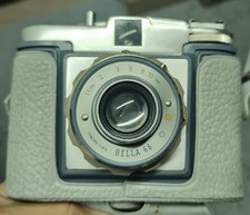 Fotocamera Bilora Bella 66  Custodia Macchina Fotografica Vintage 