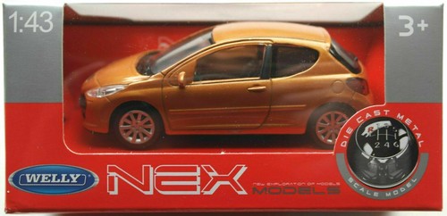 Peugeot 207 orange metallic - peugeot,