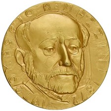 Medaglia Giuseppe Mazzini, Centenario della Morte, 1872 - 1972,  Autore Molteni