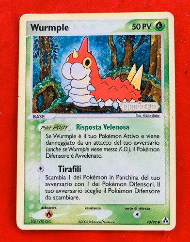 Lotto carte pokemon wurmple - lotto,