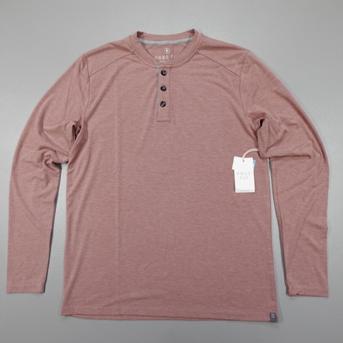 Free fly bamboo flex henley - free,