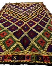tappeto kilim lana anni 70/80 realizzato dai nomadi del villaggio Usak 175x278