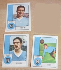 SERIE DI 3 FIGURINE "NANNINA GOL 1960 - 61 " NAPOLI