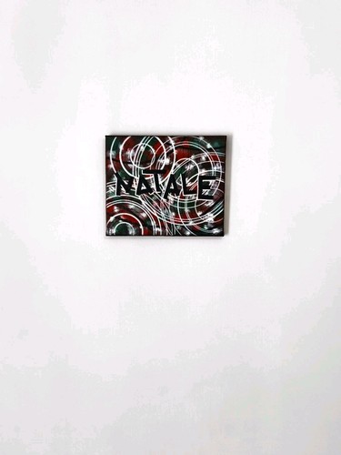 Quadro natale 30x25 - "natale", cm