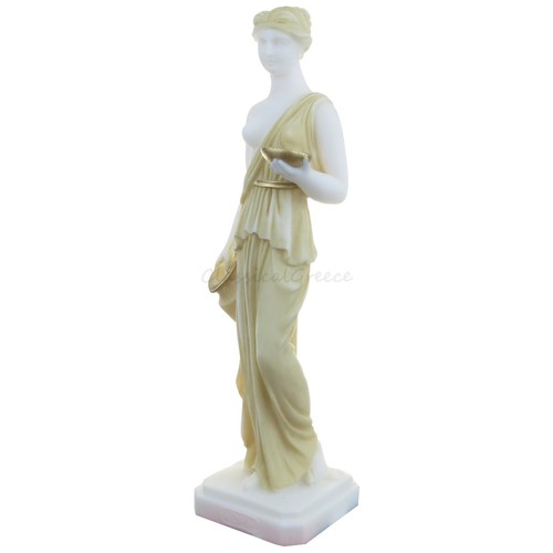 Statua antica dea greca hebe - statua,