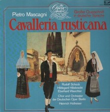 Pietro Mascagni Cavalleria rusticana NEAR MINT Eurodisc Vinyl LP