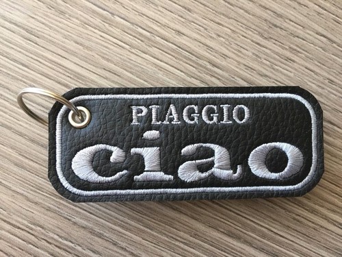 Portachiavi ricamato piaggio - portachiavi,