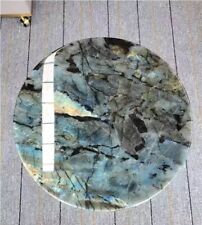 Tavolino da salotto 15 pollici rotondo adorabile in labradorite pietra preziosa mobili da giardino e decorazioni