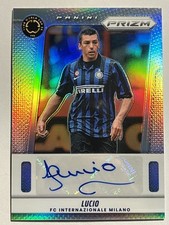 2025 Panini Prizm Club World Cup - Lucio SILVER SP Auto #/10 Inter Milan ~RARO!~