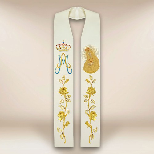 Stola sacerdotale ricamata