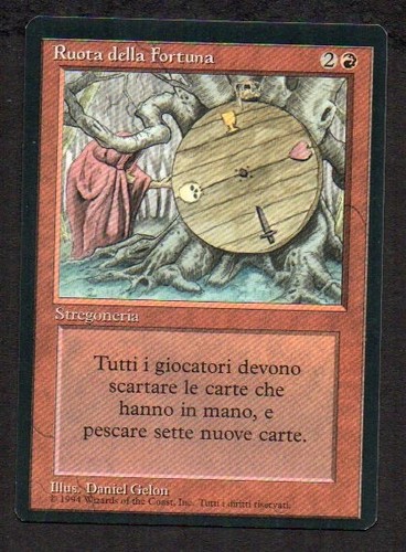 Mtg wheel fortune ruota - mtg,
