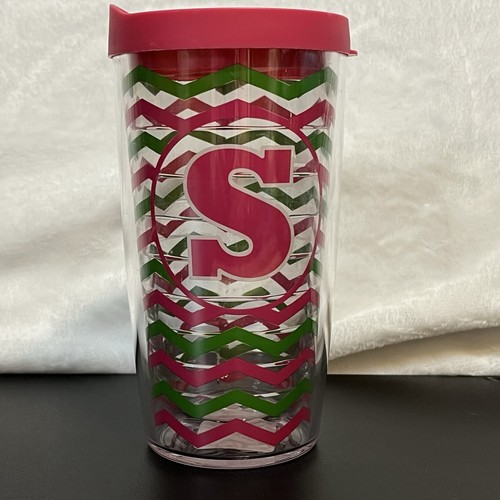 Bicchiere tervis rosa verde - e,