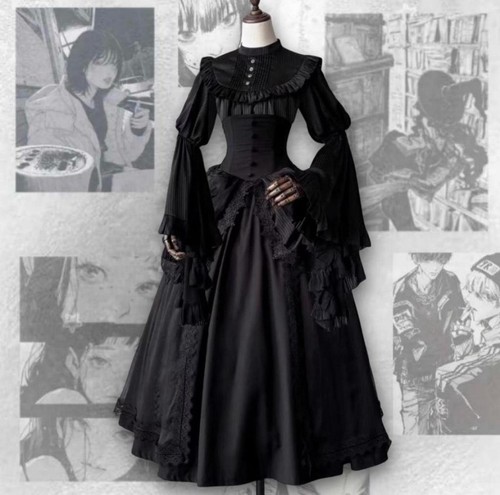 Elegante set gotico lolita - elegante,