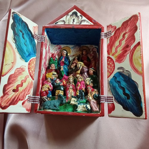 Presepe andino cassetta - in,