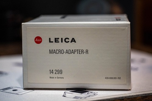 Leica macro adapter 14299 - macro-adapter-r,