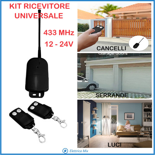 Ricevente universale 433 mhz - 433,