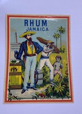 Rhum Jamaica etichetta originale d'epoca anni 30 Rum ron Giamaica