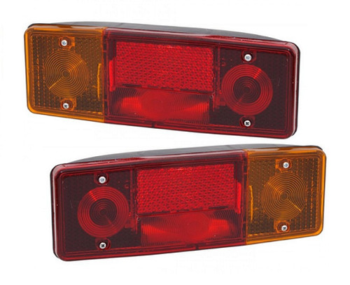 Fanale posteriore 12v 24v - 2x,